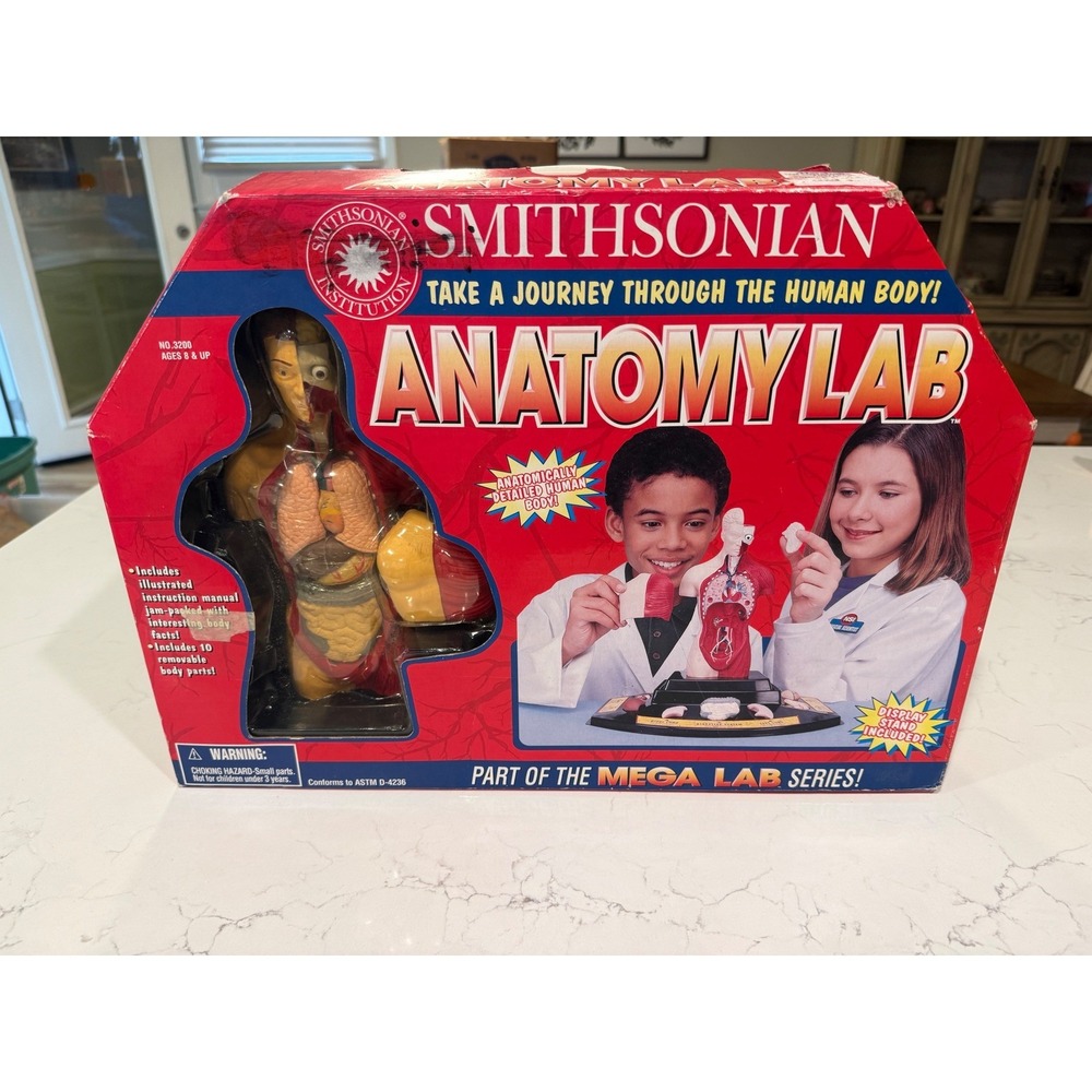 Smithsonian Anatomy Lab Human Body Model Kit No 3200 STEM Science Toy